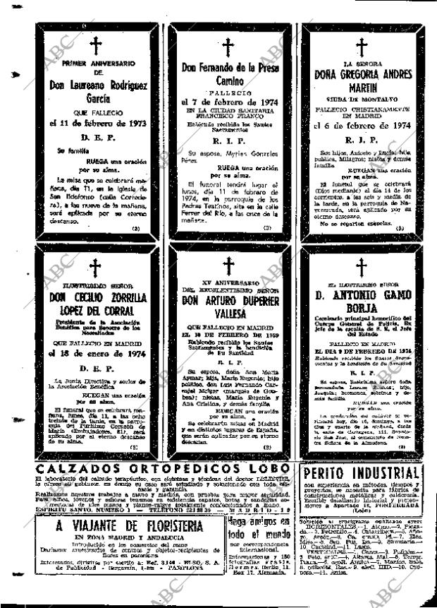 ABC MADRID 10-02-1974 página 110