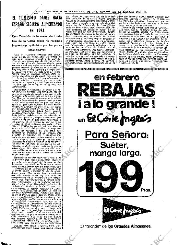 ABC MADRID 10-02-1974 página 31