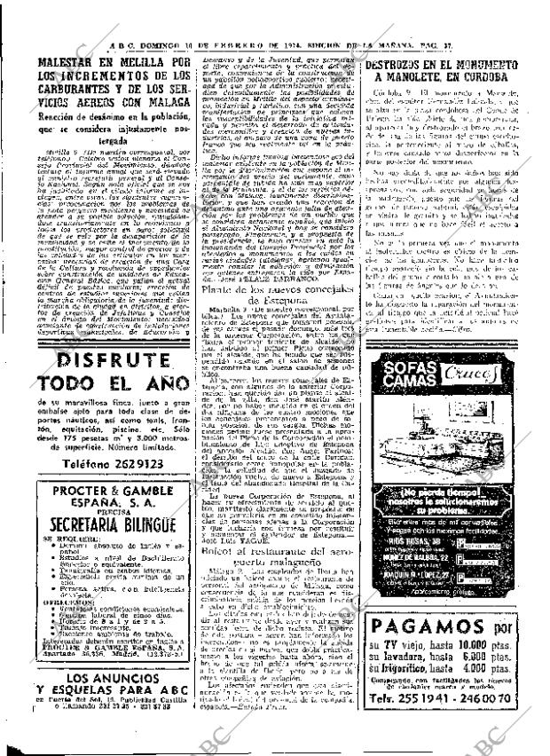 ABC MADRID 10-02-1974 página 37
