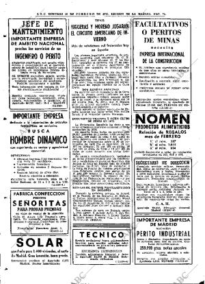 ABC MADRID 10-02-1974 página 74