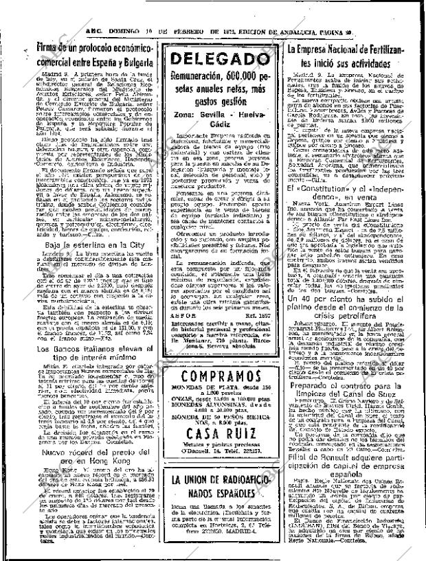 ABC SEVILLA 10-02-1974 página 30