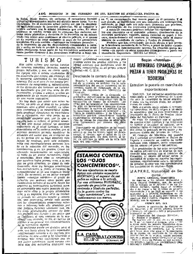 ABC SEVILLA 10-02-1974 página 32