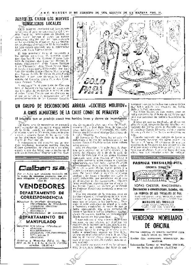 ABC MADRID 12-02-1974 página 51