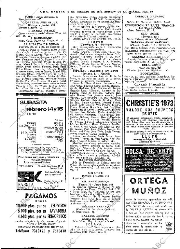 ABC MADRID 12-02-1974 página 59