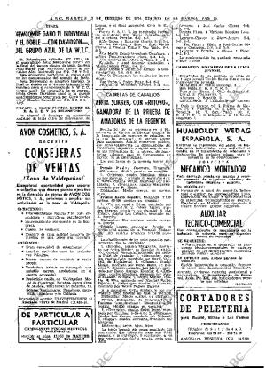 ABC MADRID 12-02-1974 página 80