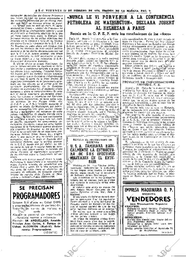 ABC MADRID 15-02-1974 página 24
