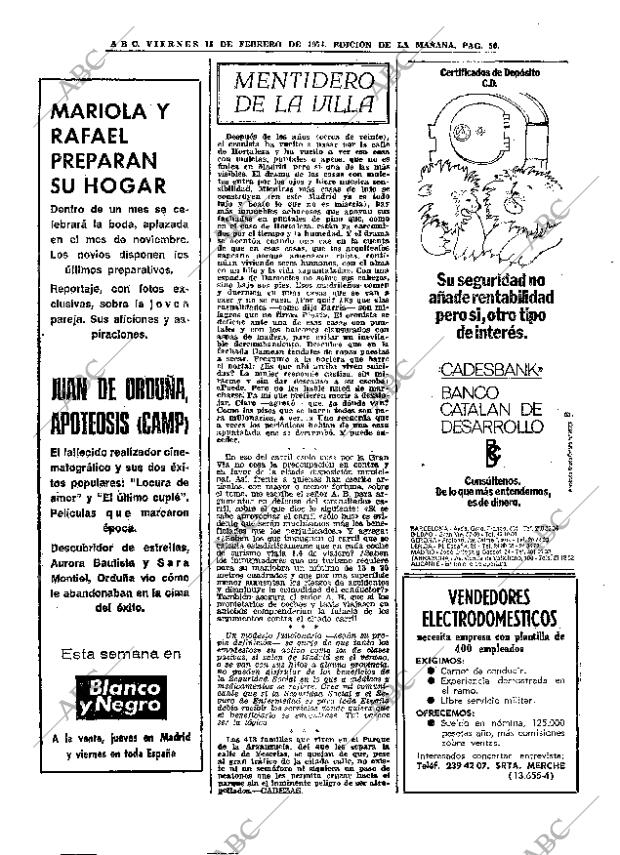 ABC MADRID 15-02-1974 página 50