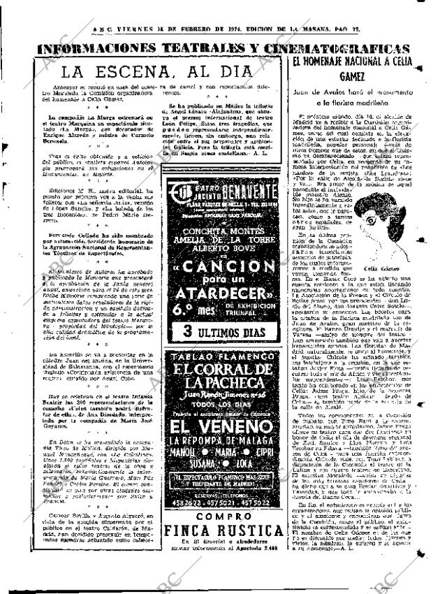 ABC MADRID 15-02-1974 página 73