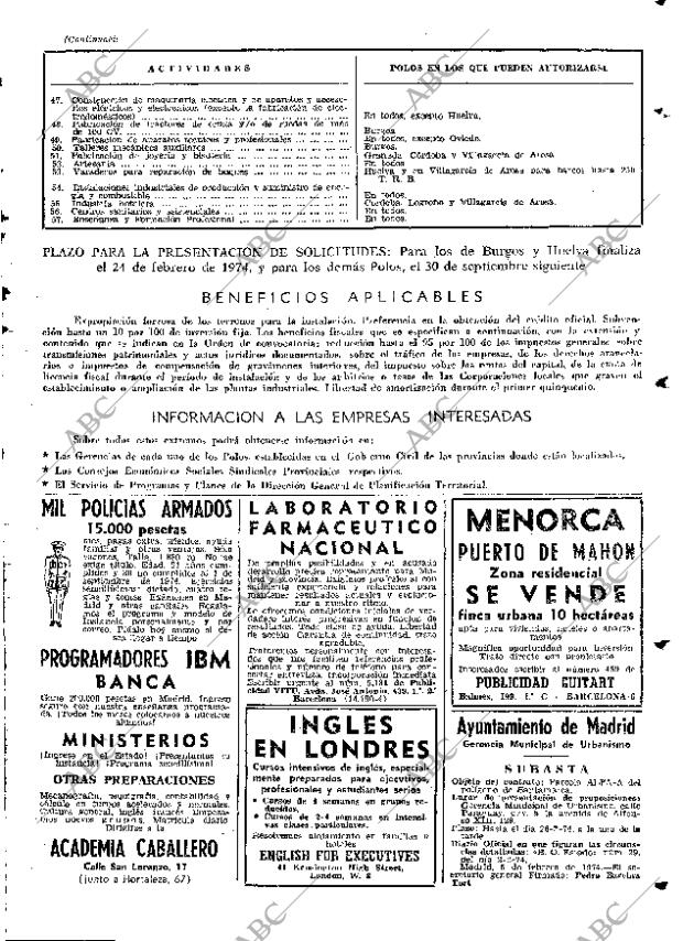 ABC MADRID 15-02-1974 página 97