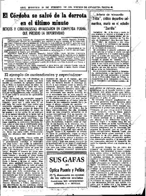 ABC SEVILLA 19-02-1974 página 49