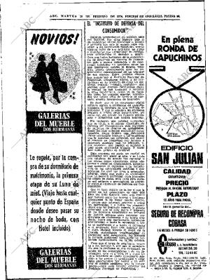 ABC SEVILLA 19-02-1974 página 64