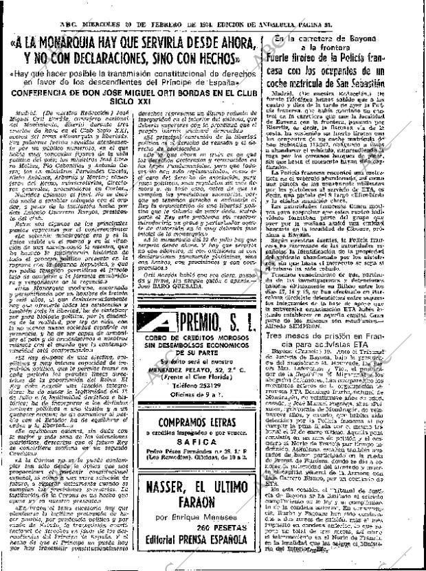 ABC SEVILLA 20-02-1974 página 37