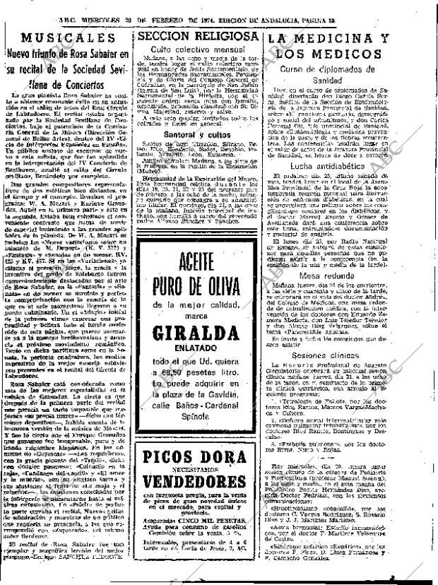 ABC SEVILLA 20-02-1974 página 53