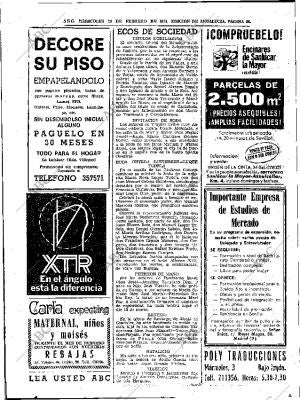 ABC SEVILLA 20-02-1974 página 58