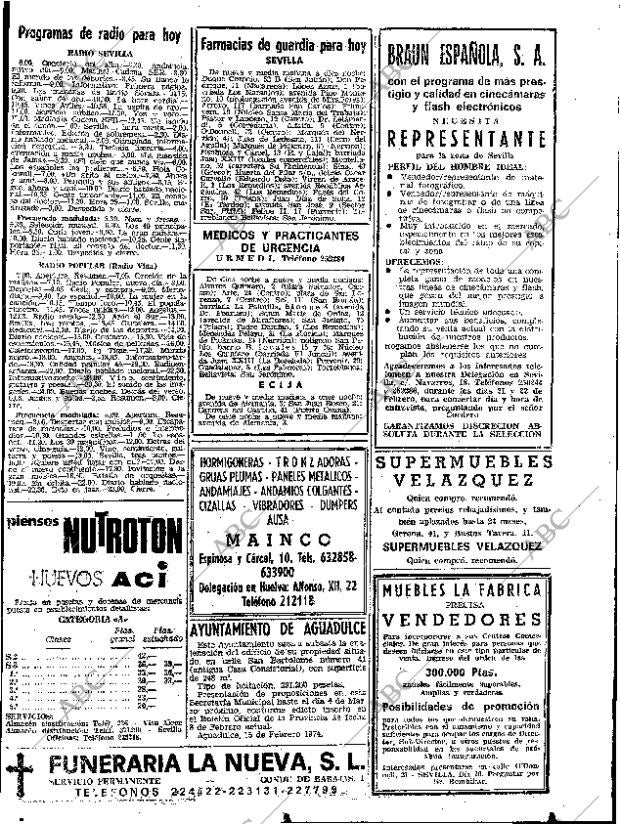 ABC SEVILLA 20-02-1974 página 75