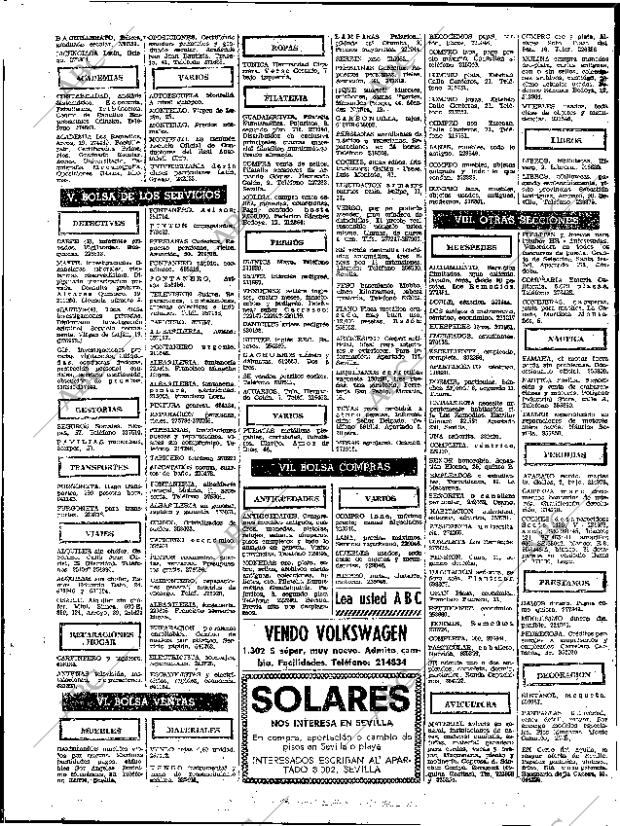 ABC SEVILLA 23-02-1974 página 74