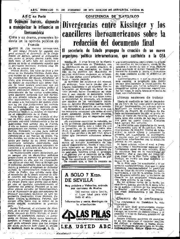 ABC SEVILLA 24-02-1974 página 33