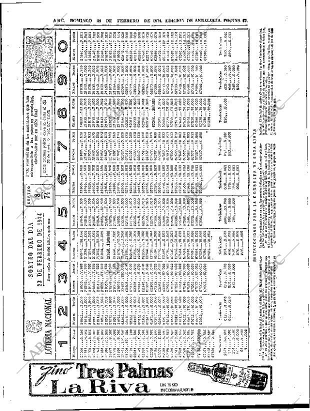 ABC SEVILLA 24-02-1974 página 67