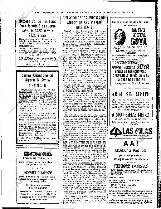 ABC SEVILLA 24-02-1974 página 68