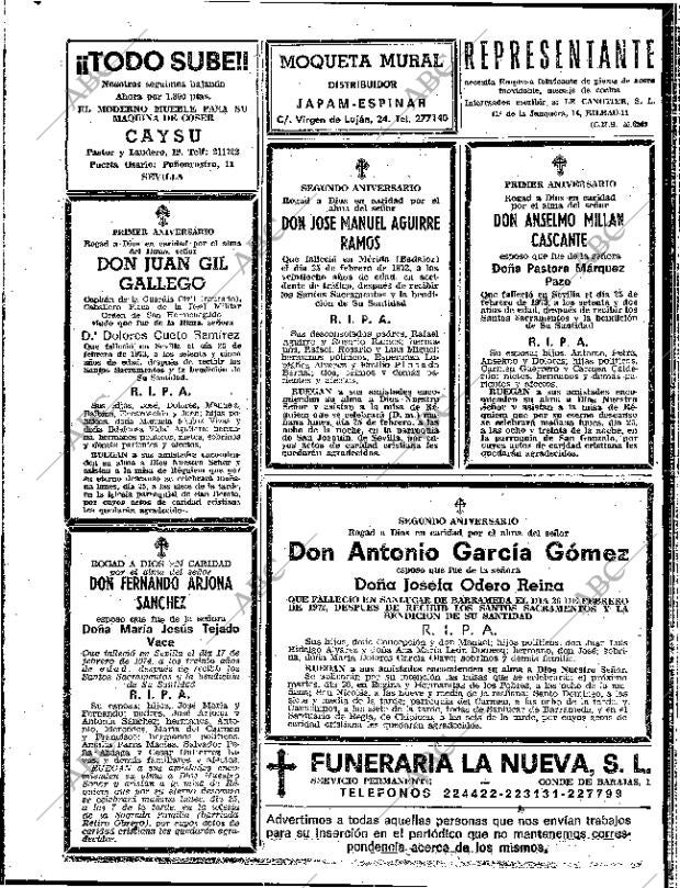 ABC SEVILLA 24-02-1974 página 76