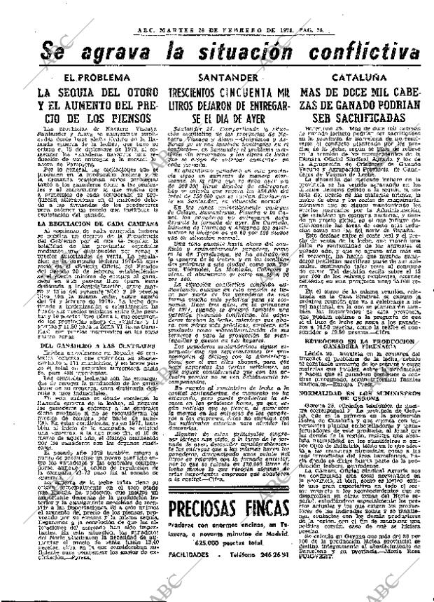 ABC MADRID 26-02-1974 página 20