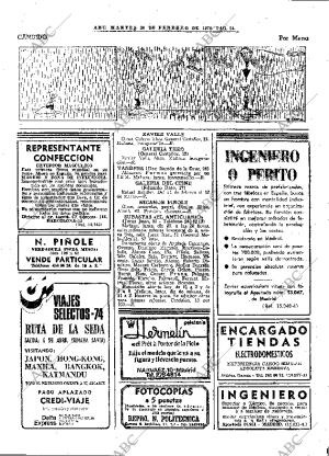 ABC MADRID 26-02-1974 página 54