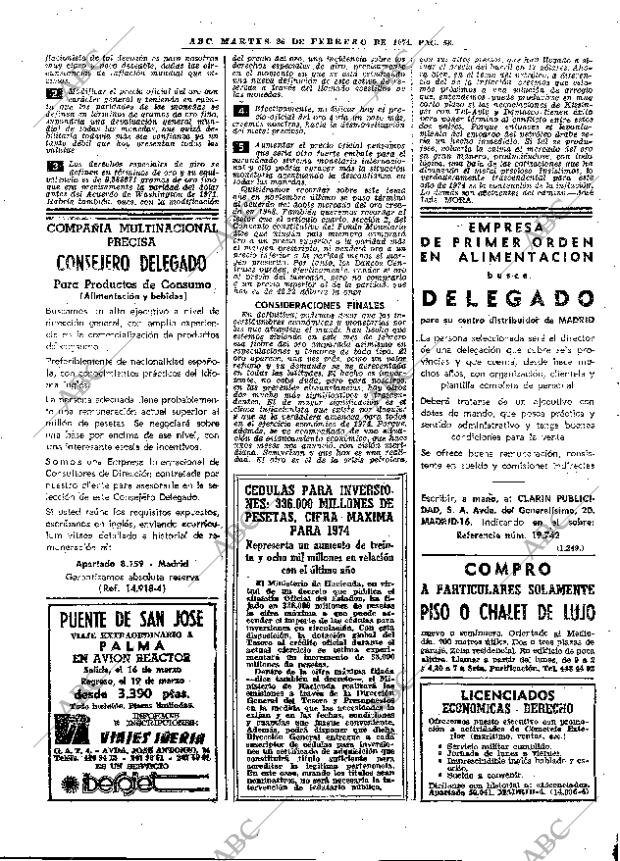 ABC MADRID 26-02-1974 página 56