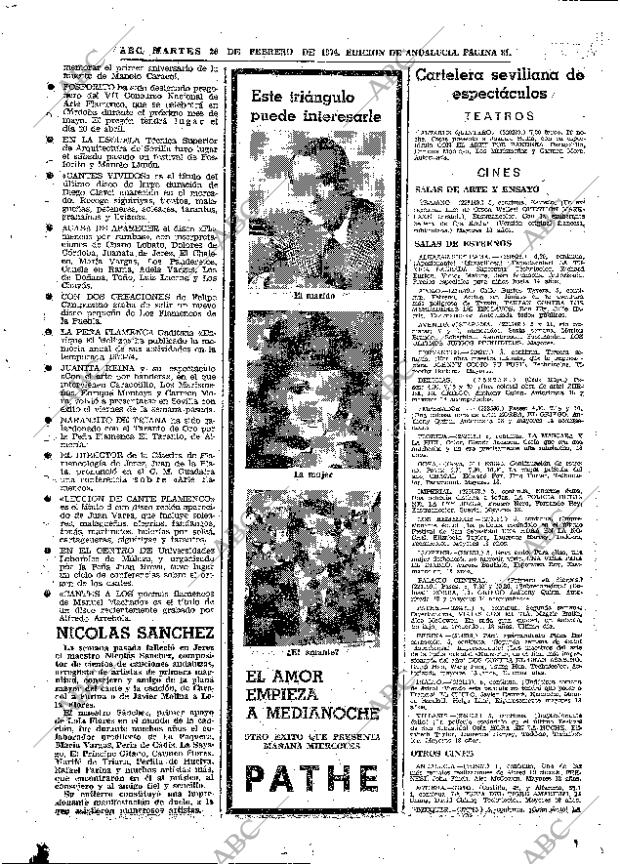 ABC SEVILLA 26-02-1974 página 81