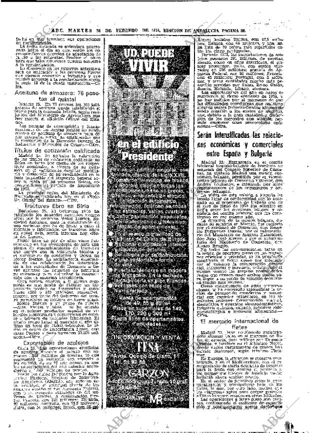 ABC SEVILLA 26-02-1974 página 86