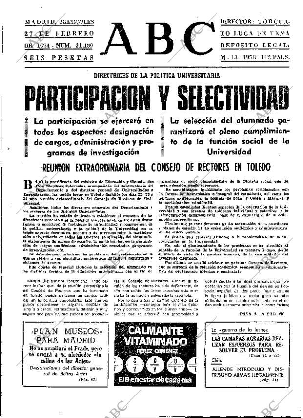 ABC MADRID 27-02-1974 página 17
