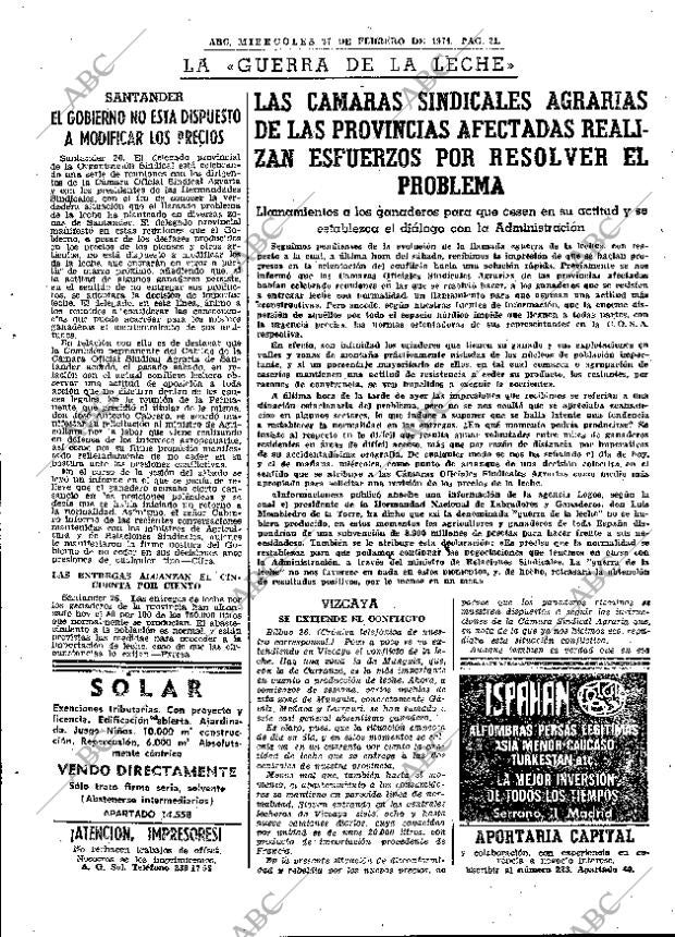 ABC MADRID 27-02-1974 página 21