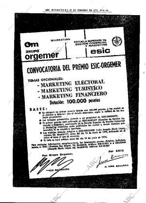 ABC MADRID 27-02-1974 página 24