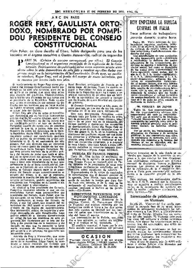 ABC MADRID 27-02-1974 página 32