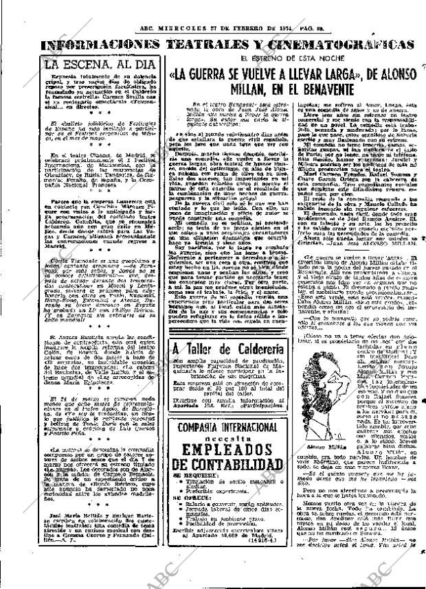ABC MADRID 27-02-1974 página 69