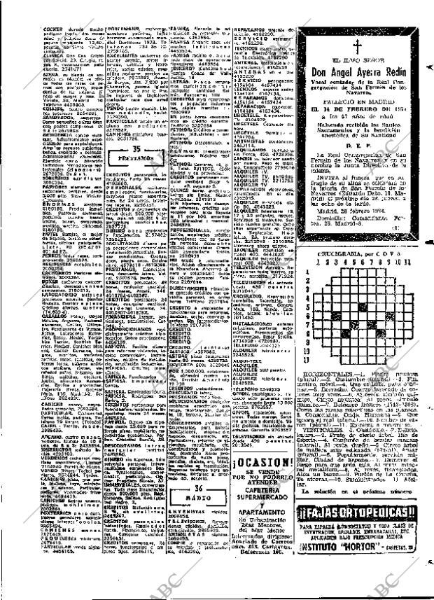 ABC MADRID 27-02-1974 página 89