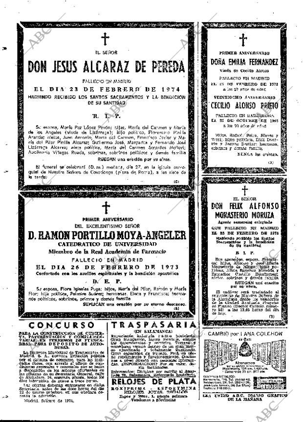 ABC MADRID 27-02-1974 página 94