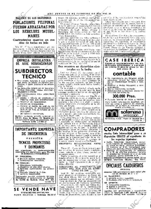 ABC MADRID 28-02-1974 página 30