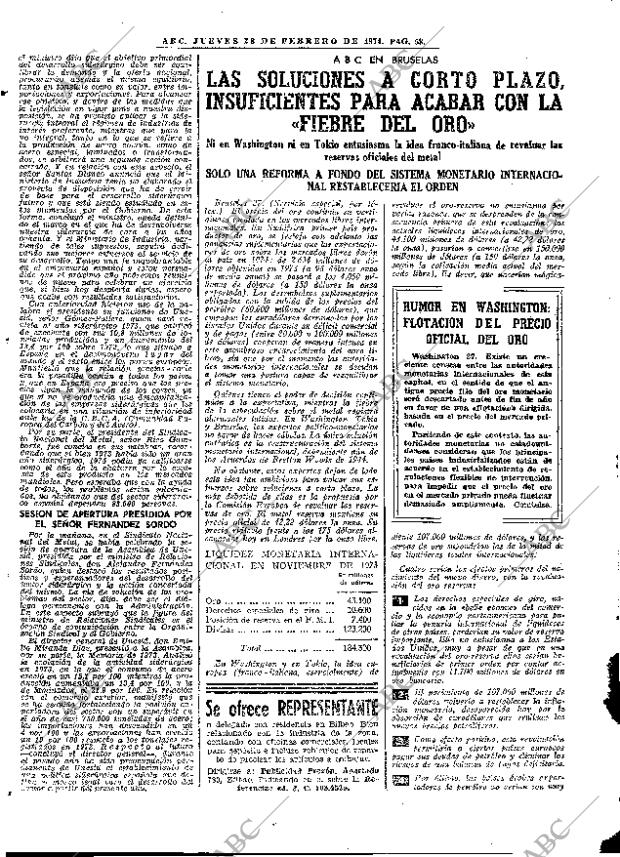 ABC MADRID 28-02-1974 página 58