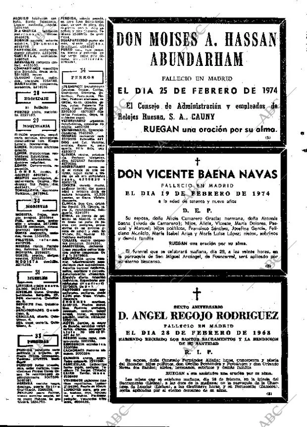 ABC MADRID 28-02-1974 página 90