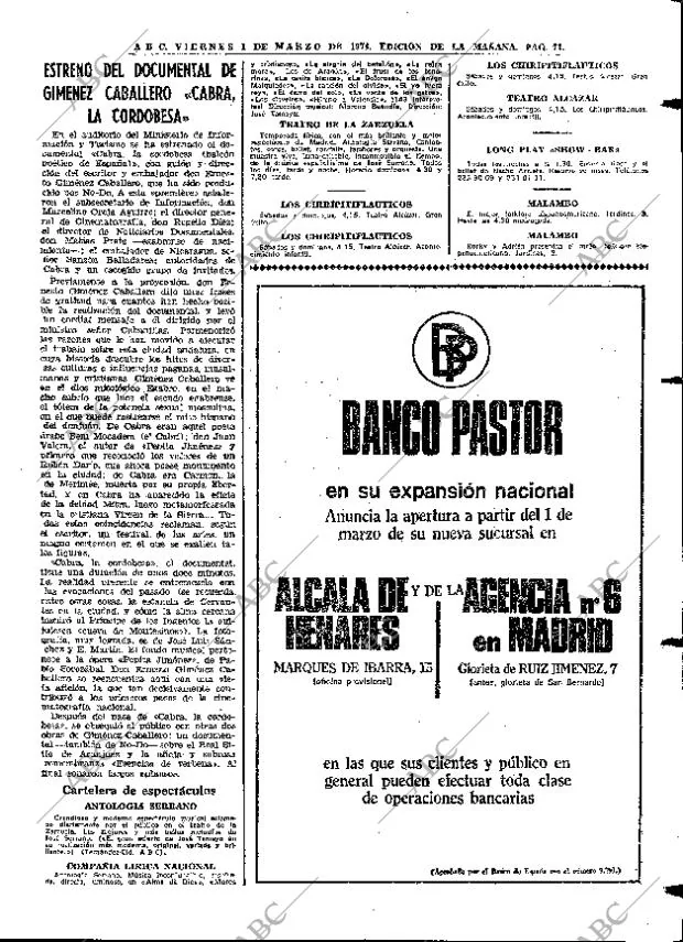 ABC MADRID 01-03-1974 página 71