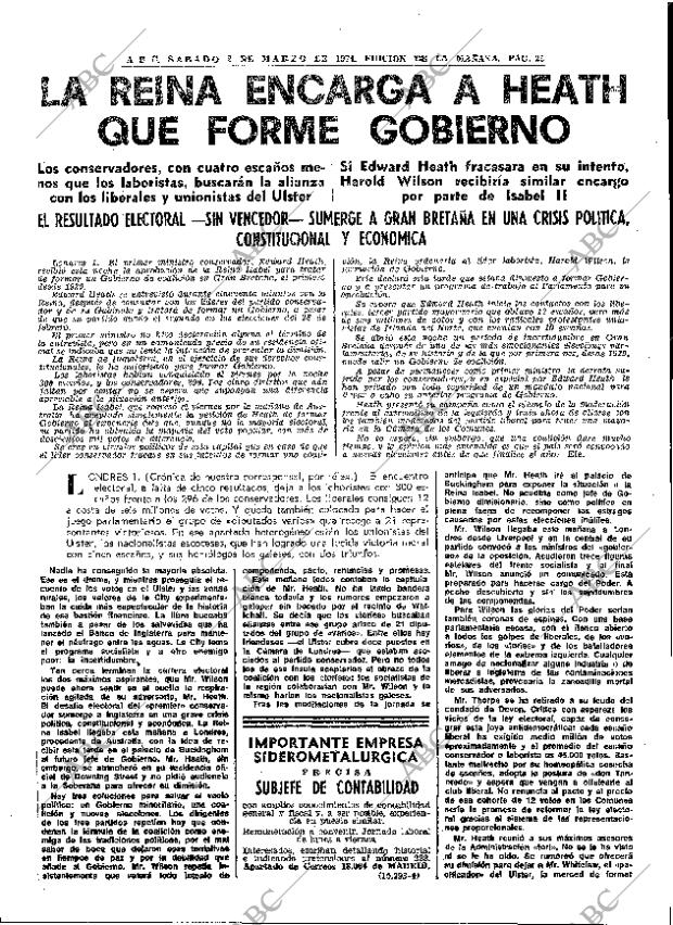 ABC MADRID 02-03-1974 página 25