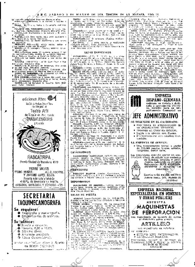 ABC MADRID 02-03-1974 página 78