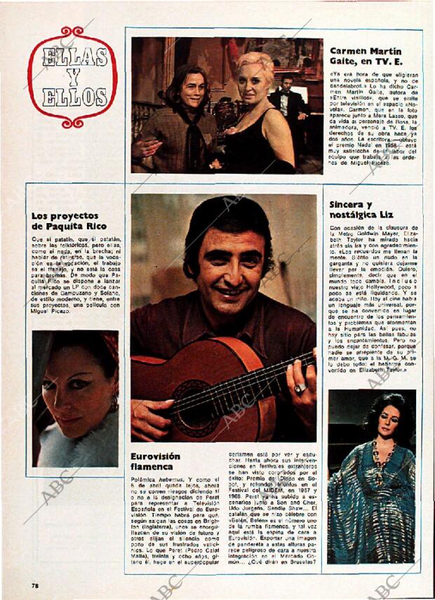 BLANCO Y NEGRO MADRID 02-03-1974 página 78