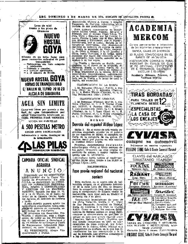 ABC SEVILLA 03-03-1974 página 62