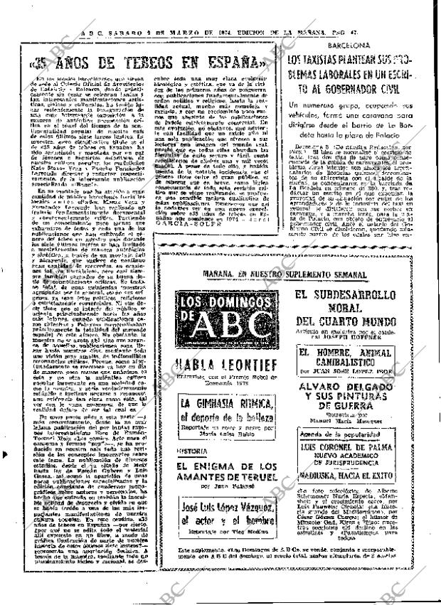 ABC MADRID 09-03-1974 página 45