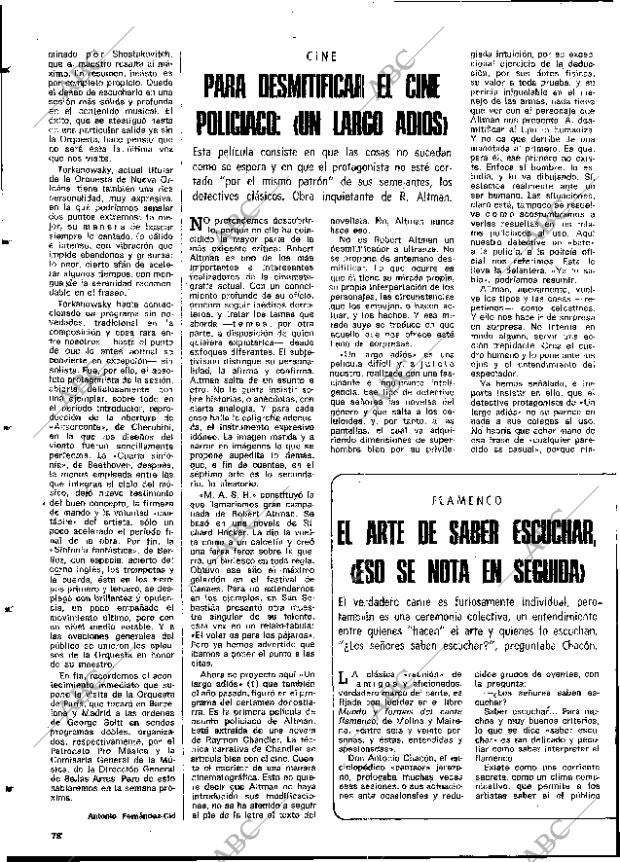 BLANCO Y NEGRO MADRID 09-03-1974 página 78