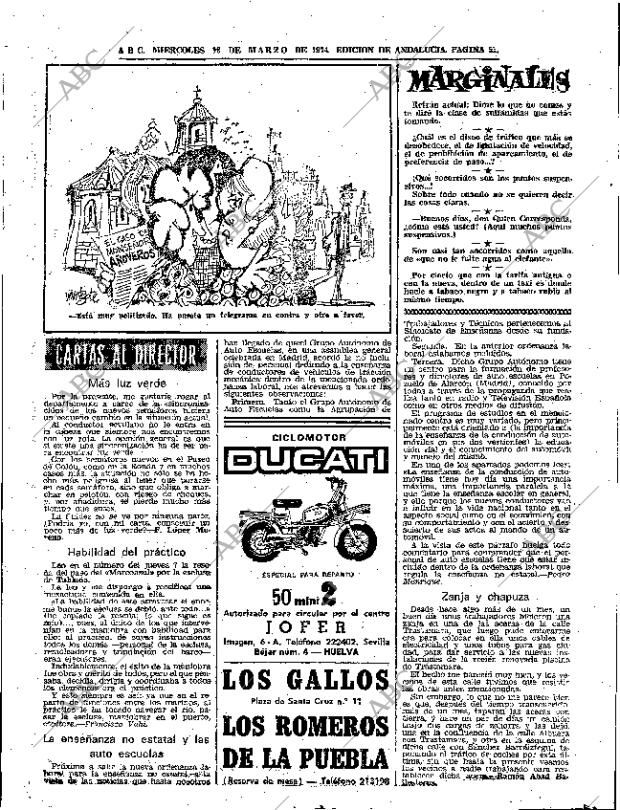 ABC SEVILLA 13-03-1974 página 51