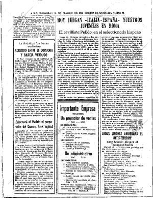 ABC SEVILLA 13-03-1974 página 62