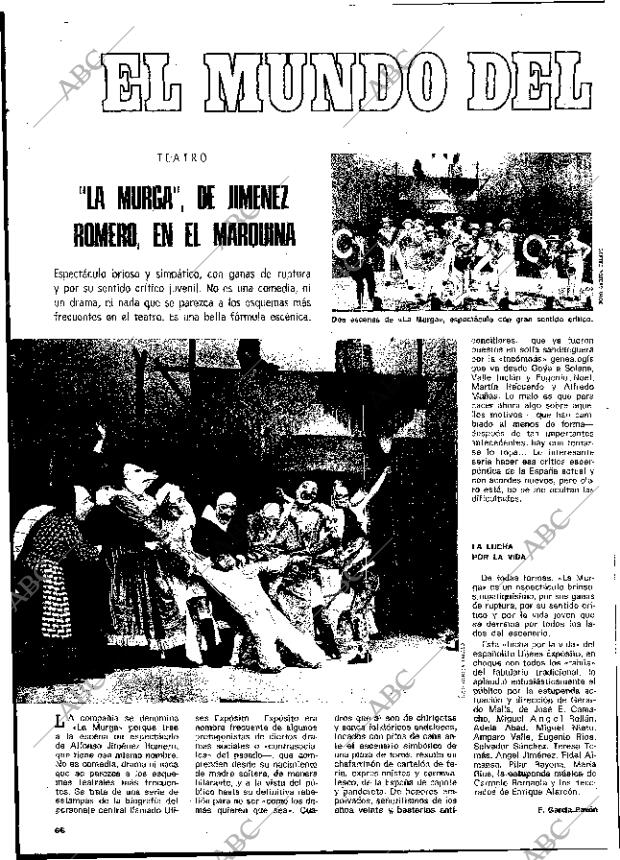 BLANCO Y NEGRO MADRID 16-03-1974 página 66