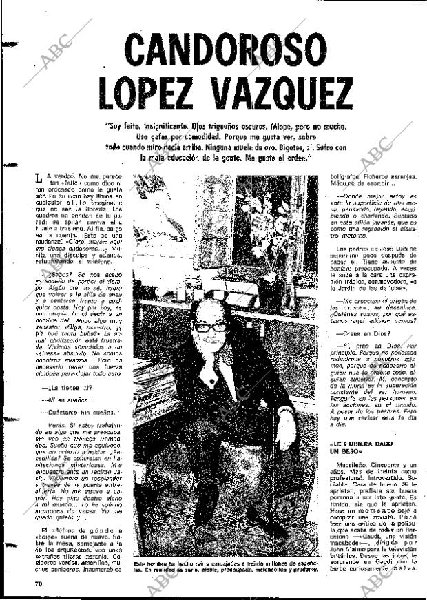 BLANCO Y NEGRO MADRID 16-03-1974 página 70